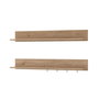 Hanah Home AE107 - 4683 Estantería de Pared Nogal 120 cm